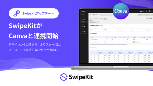 スワイプLP制作SaaS「SwipeKit」、Canva連携を開始