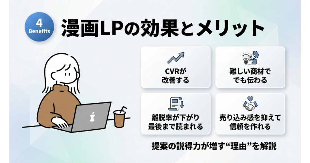 漫画LPの効果とメリット
