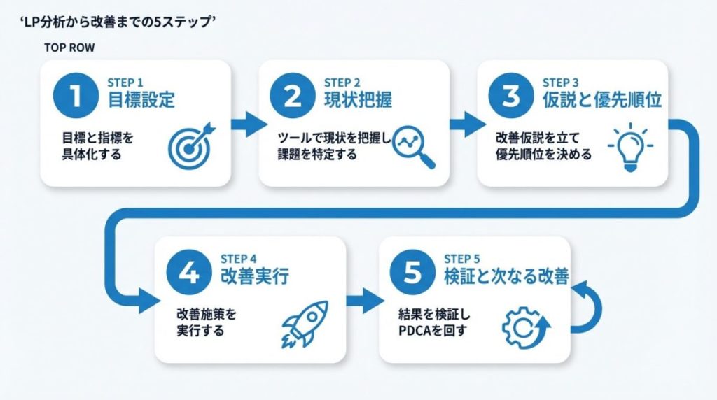 LP分析から改善までを5ステップで実践する